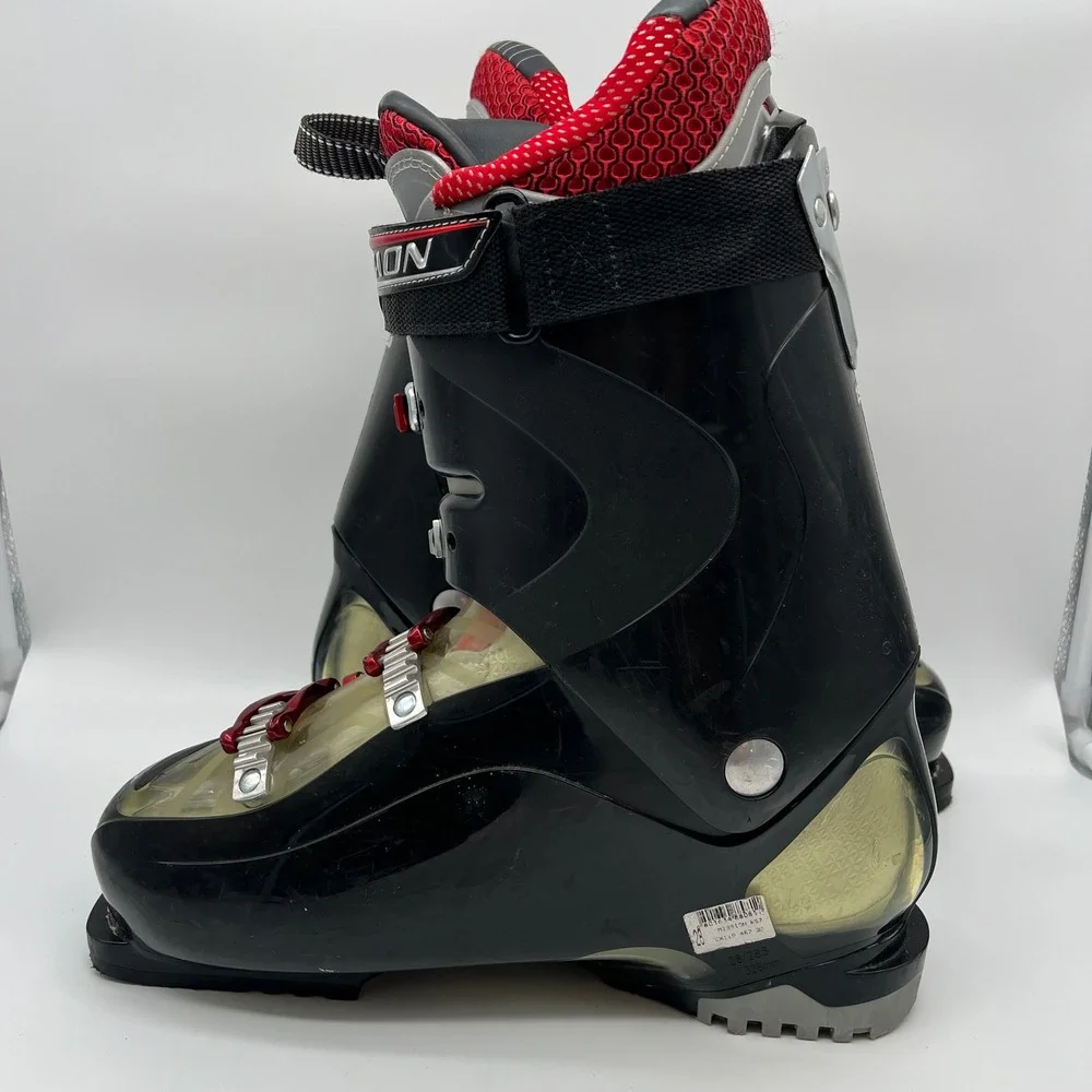 Salomon Mission RS 7 Ski Boots Mens 28 Black Red Energizer 75 Biovent Downhill